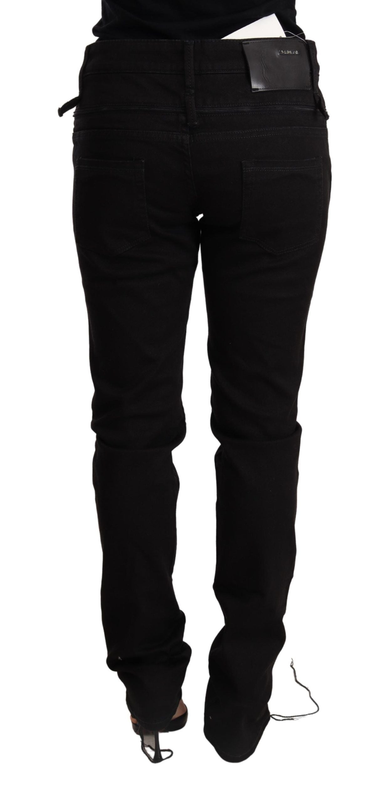 Pair of black pants on a mannequin