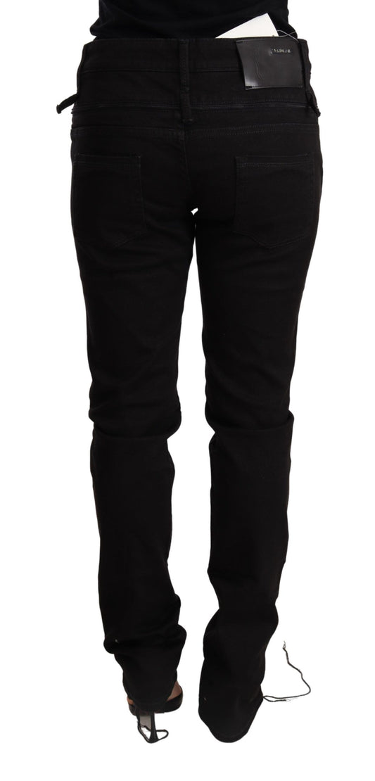 Pair of black pants on a mannequin