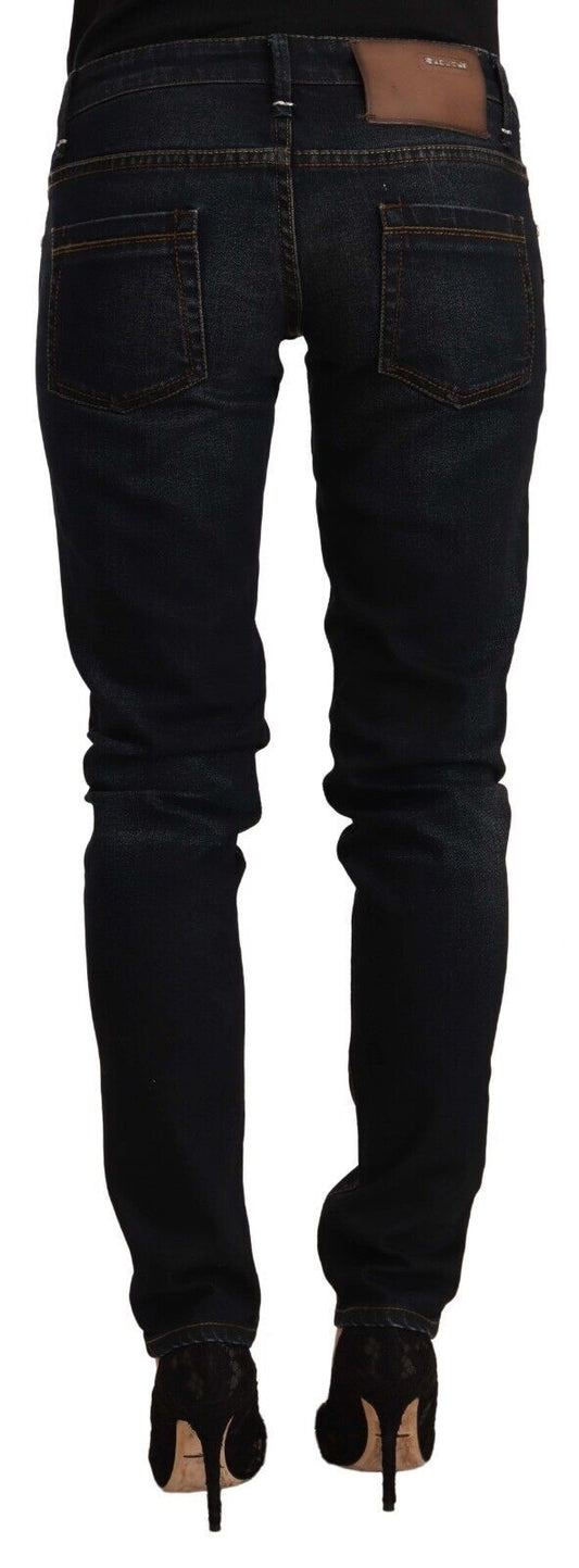 Pair of women's jeans in black color