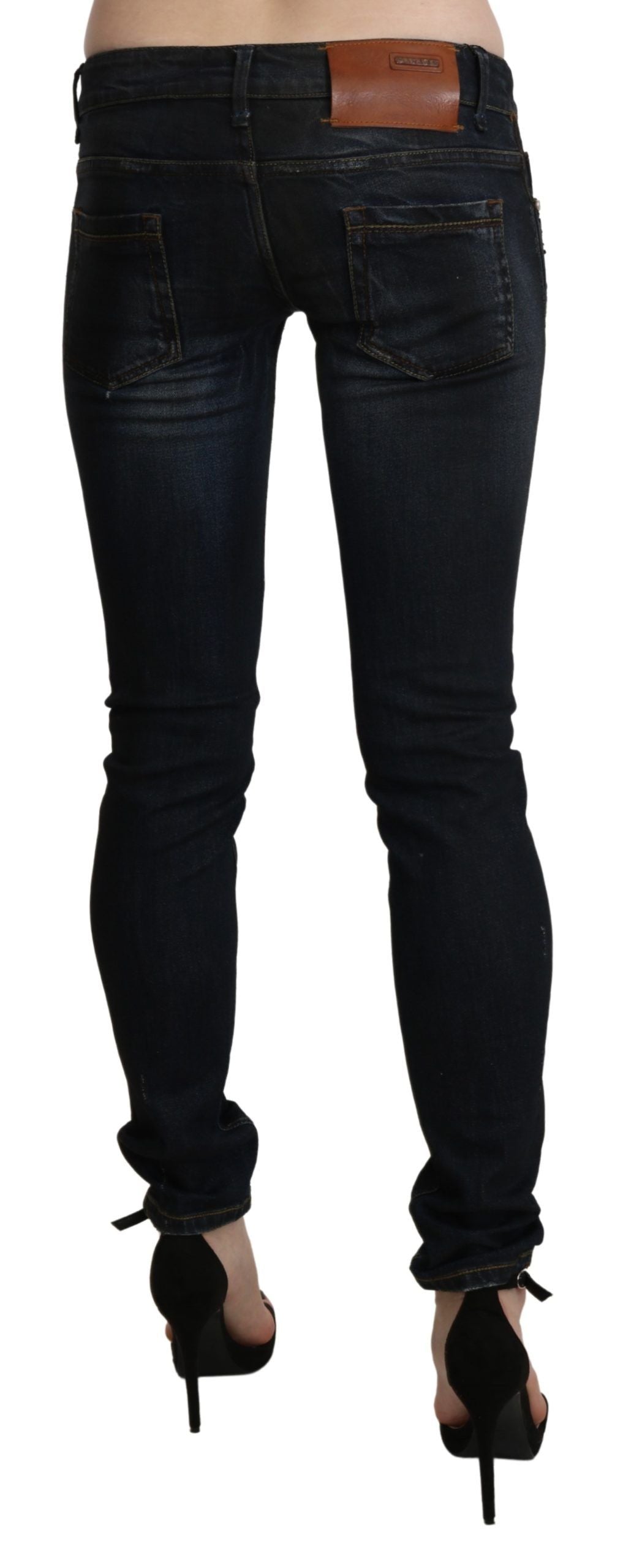 Pair of blue jeans on a mannequin