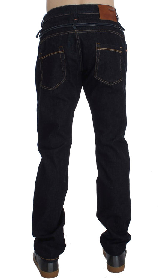 Pair of blue jeans on a mannequin
