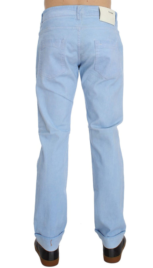 Pair of blue jeans on a mannequin