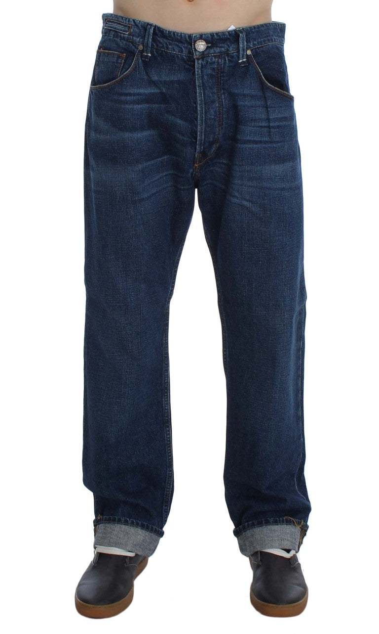 Pair of blue jeans on a mannequin