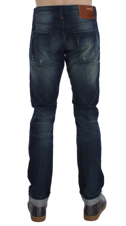 Pair of blue jeans on a mannequin