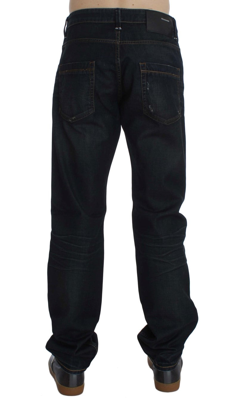 Pair of blue jeans on a mannequin