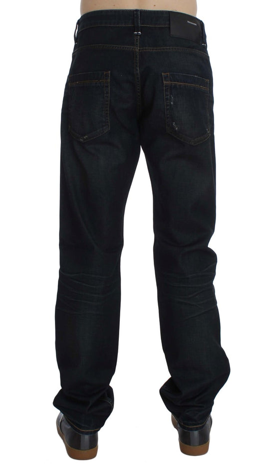 Pair of blue jeans on a mannequin