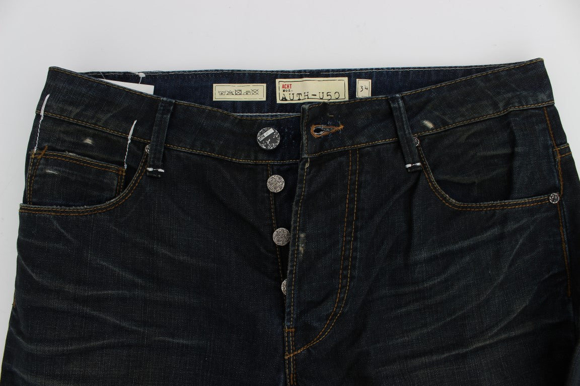 Pair of blue denim jeans