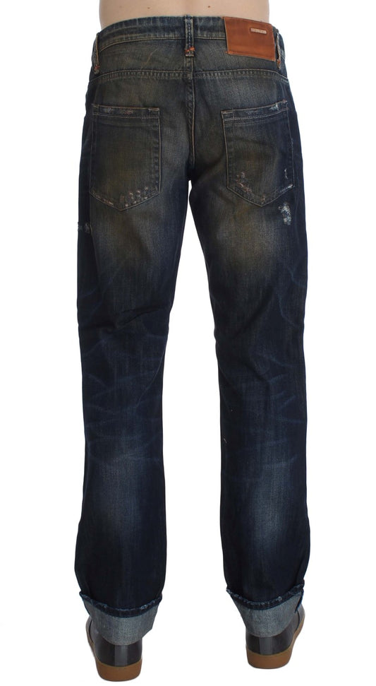 Pair of blue jeans on a mannequin