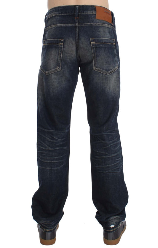 Pair of blue jeans on a mannequin
