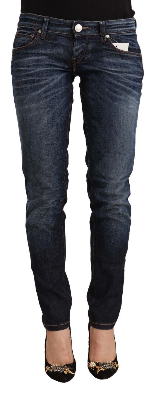 Pair of blue jeans on a mannequin