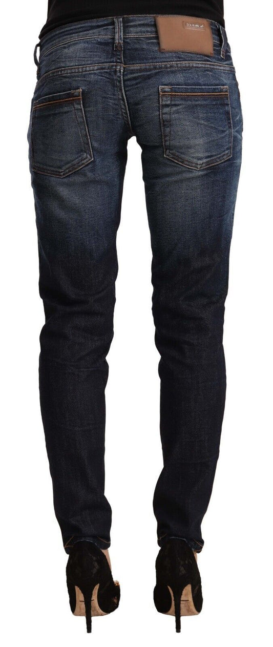 Pair of blue jeans on a mannequin