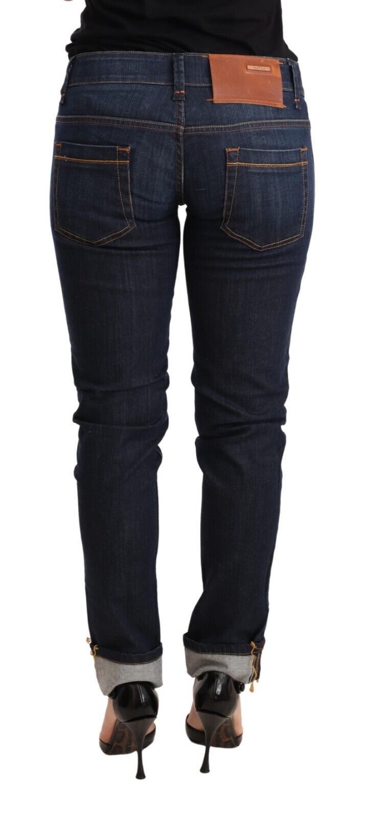 Pair of blue jeans on a mannequin