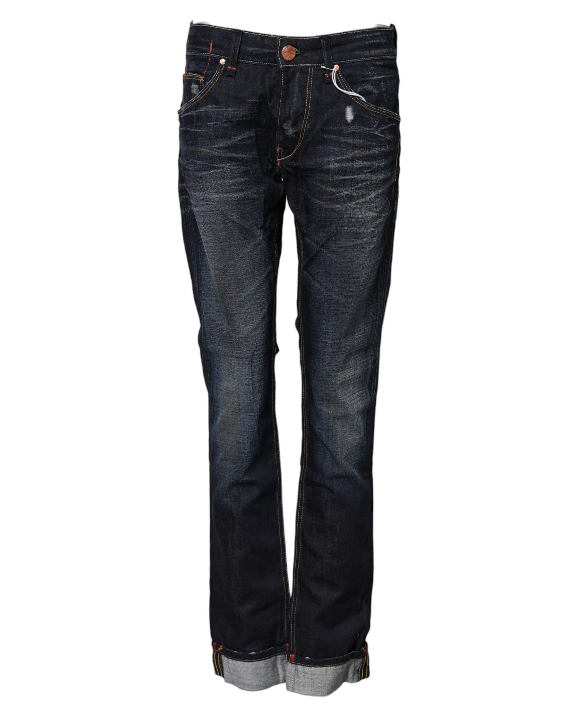 Pair of blue jeans on a mannequin