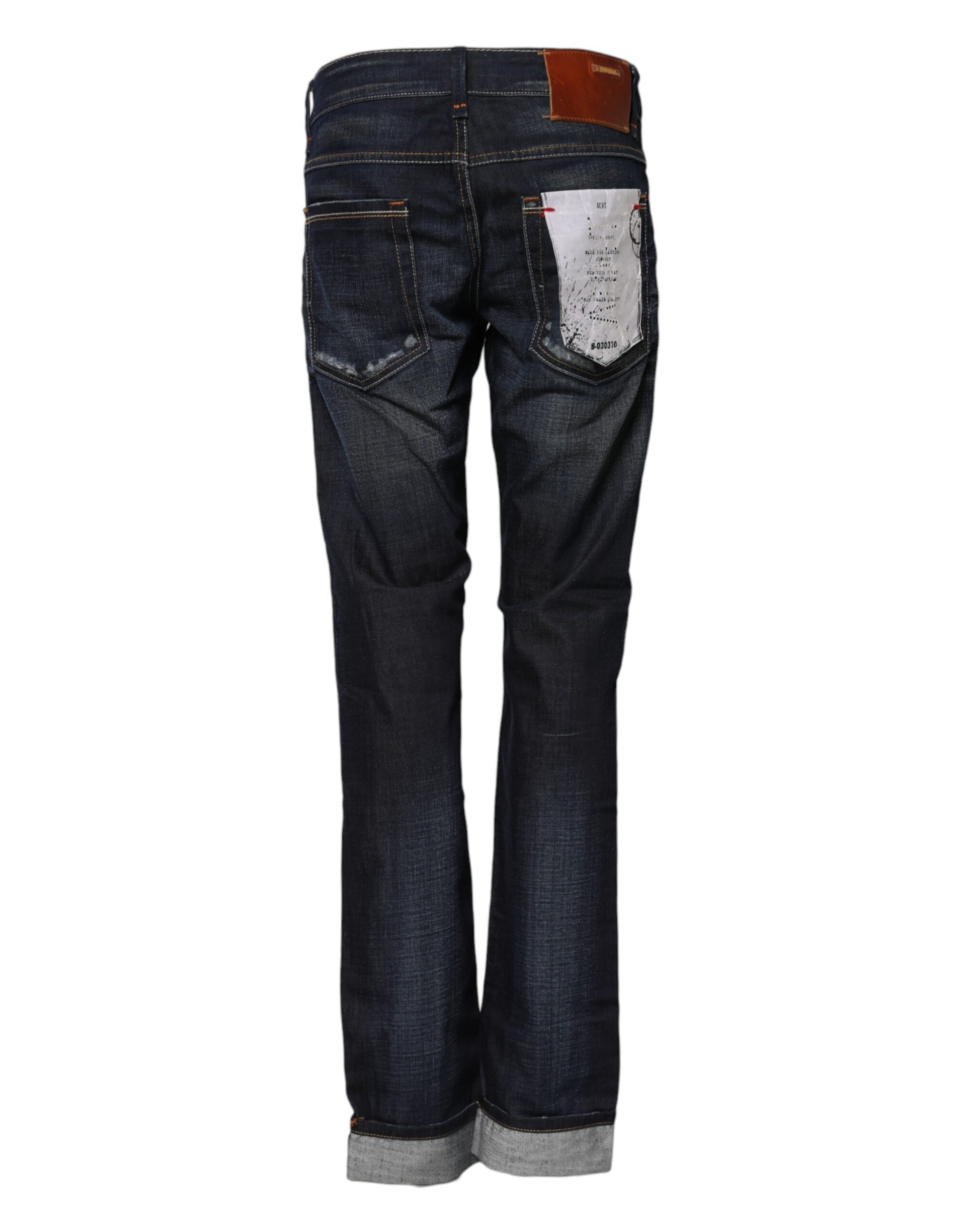 Pair of blue jeans on a mannequin
