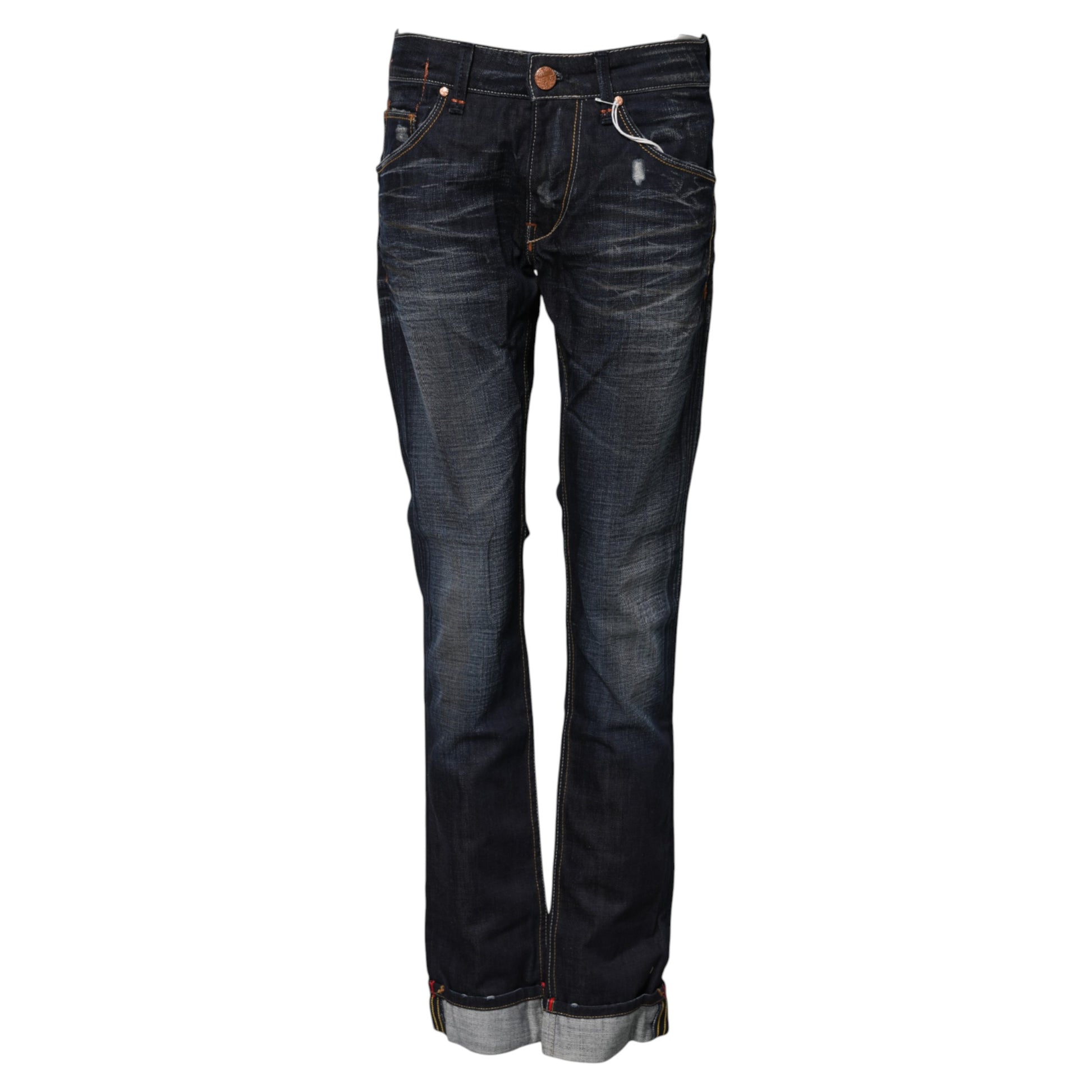Pair of blue denim jeans