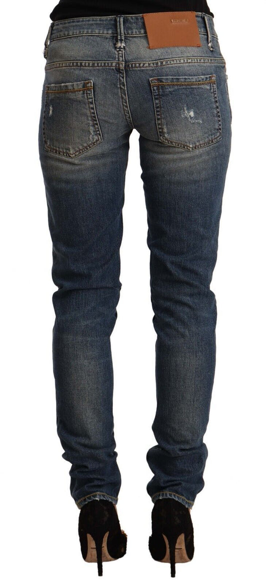 Pair of blue jeans on a mannequin