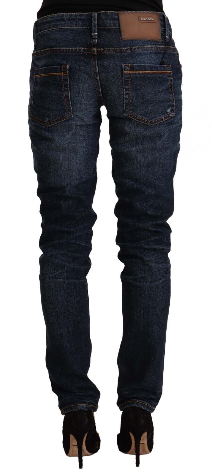 Pair of blue jeans on a mannequin