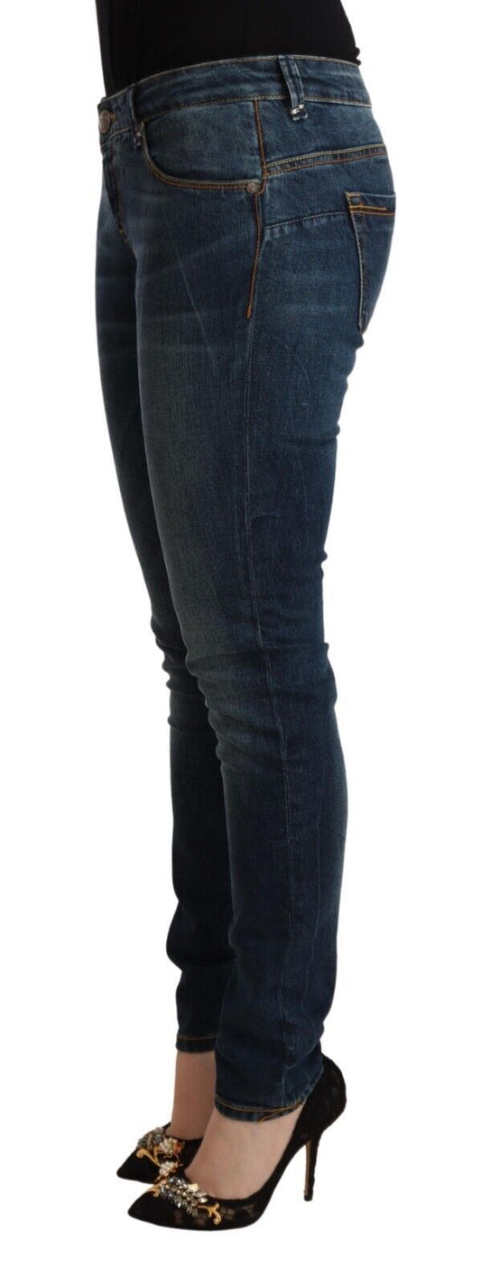 Pair of blue jeans on a mannequin