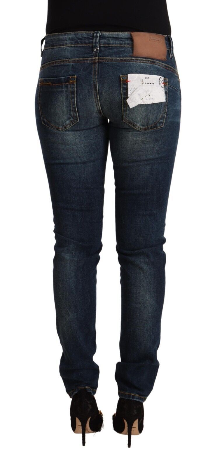 Pair of blue jeans on a mannequin
