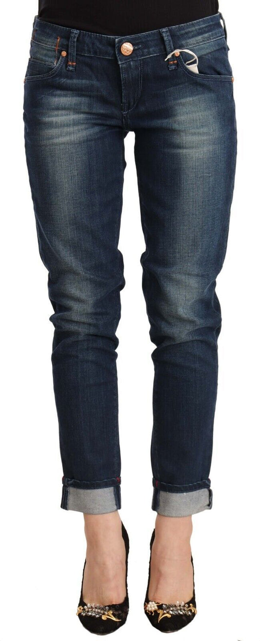 Pair of blue jeans on a mannequin