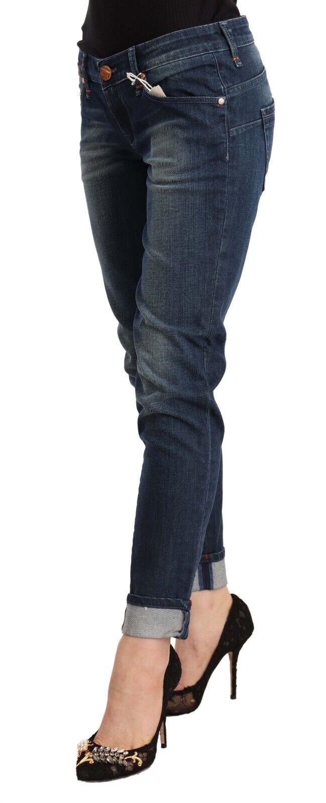 Woman wearing blue jeans