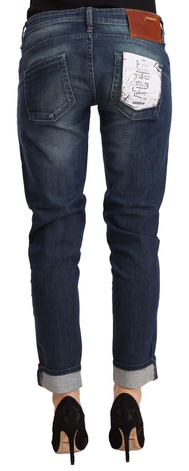 Pair of blue jeans on a mannequin