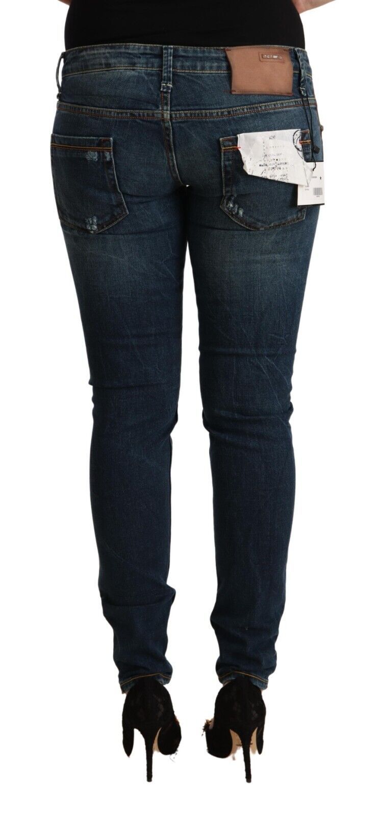 Pair of blue jeans on a mannequin