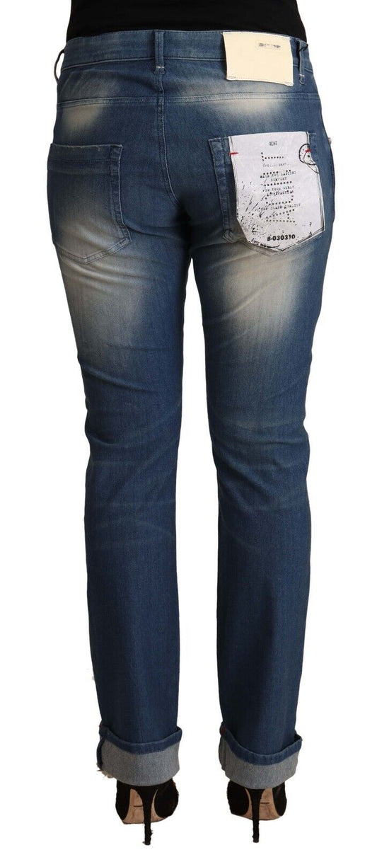 Pair of blue jeans on a mannequin