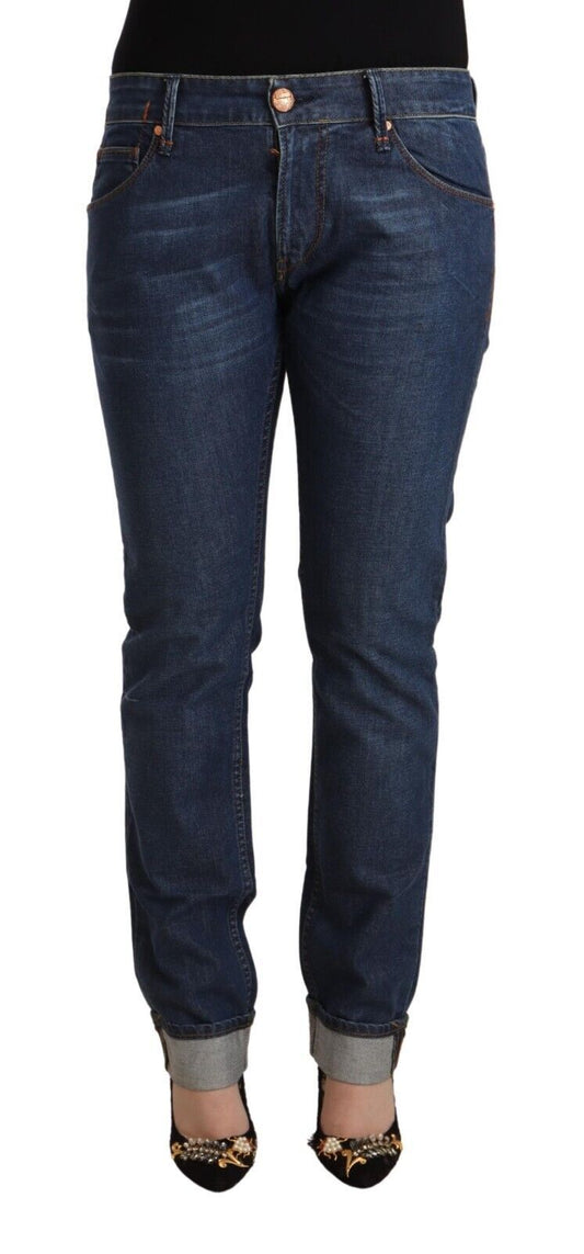 Pair of blue jeans on a mannequin