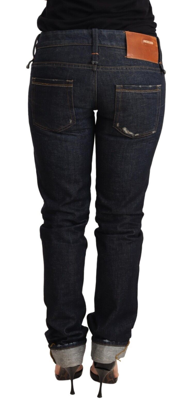 Pair of blue jeans on a mannequin