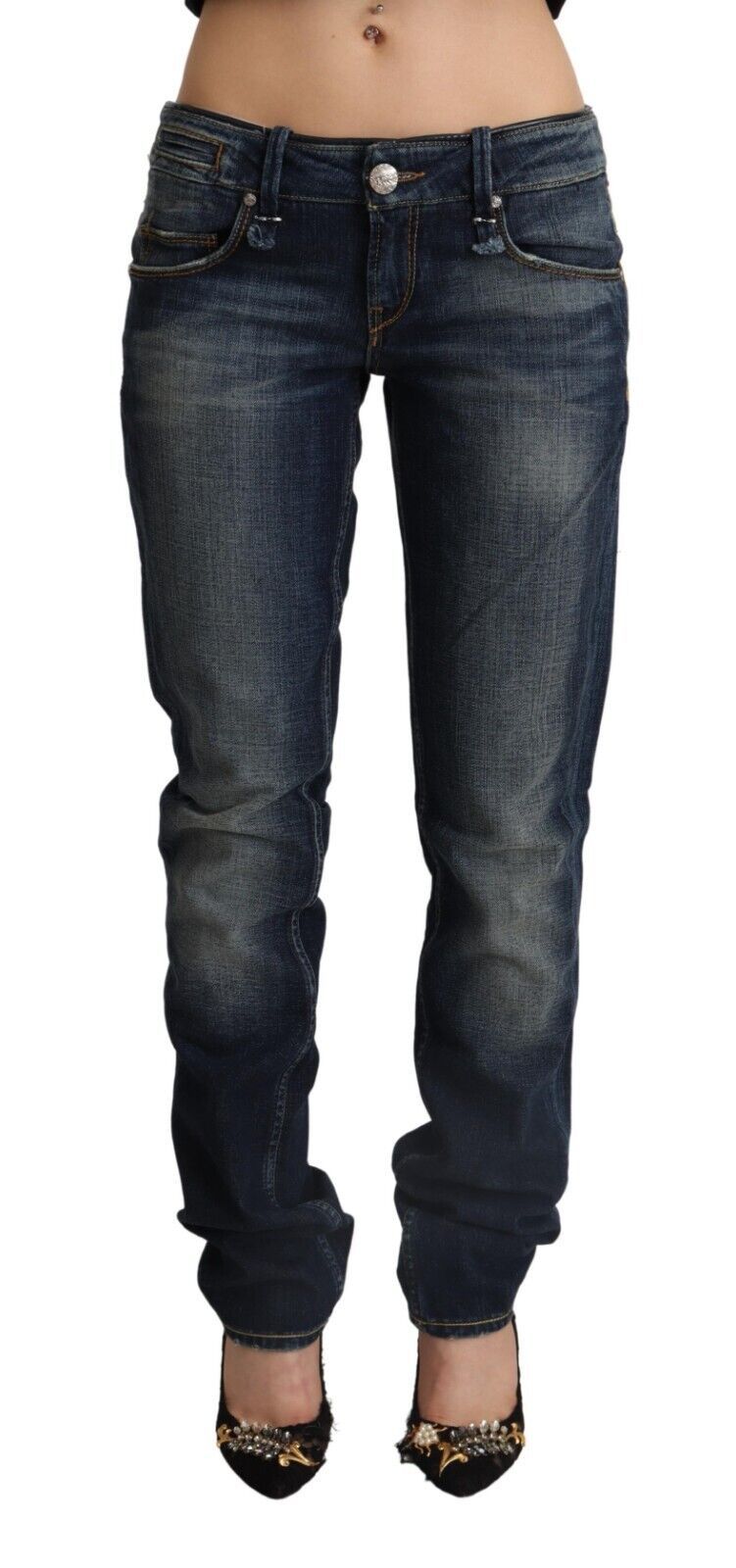 Pair of blue denim jeans