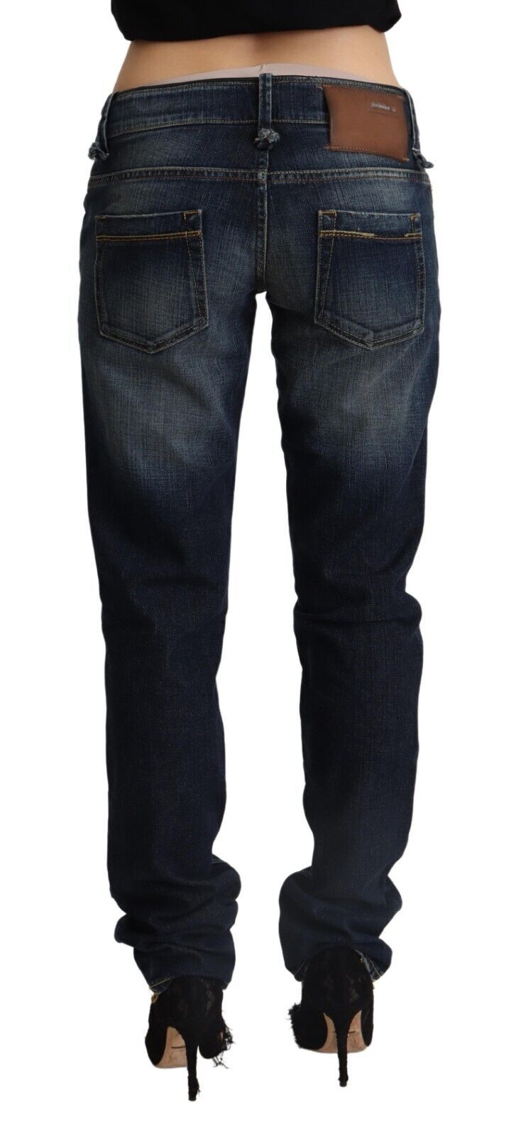 Pair of blue jeans on a mannequin