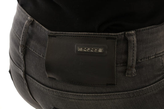 Pocket on blue jeans