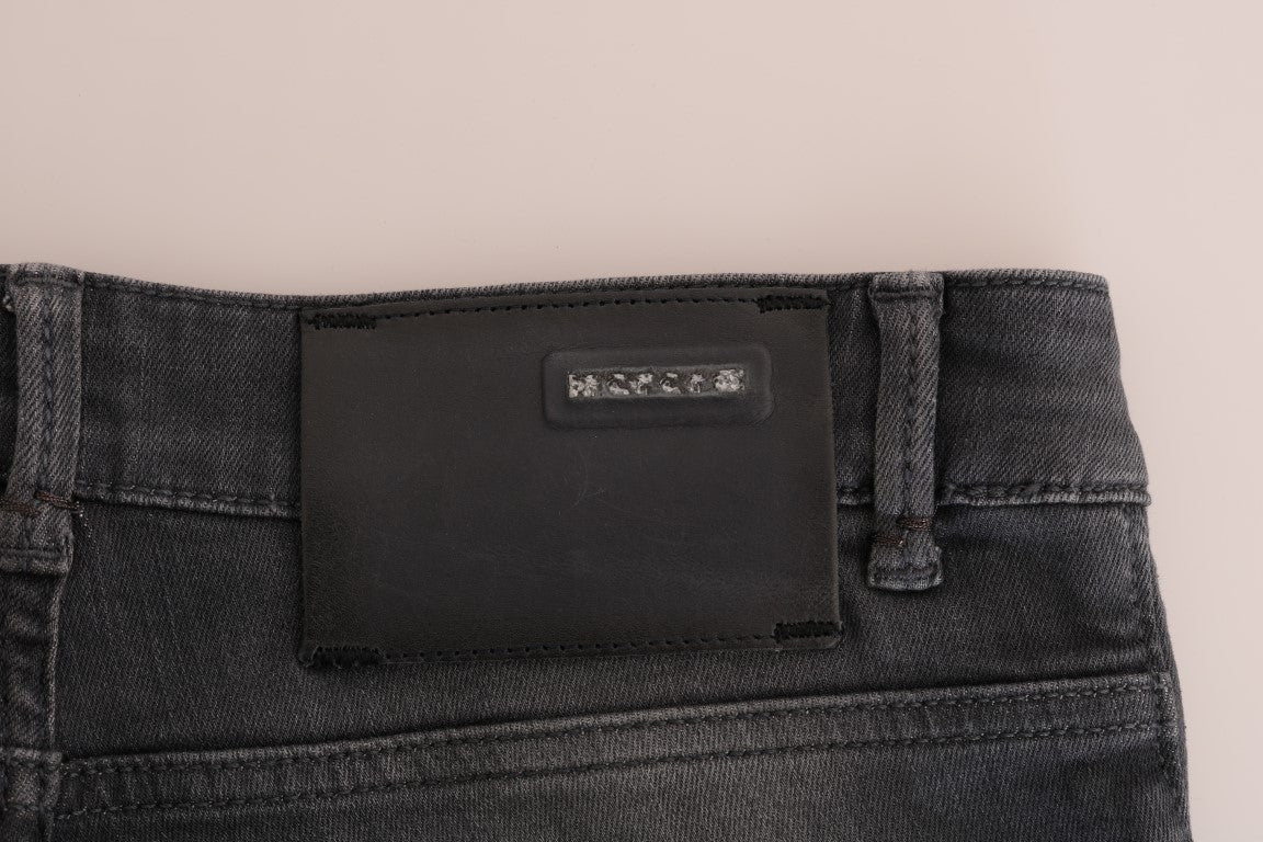 Pair of blue jeans with a coin pocket on the front