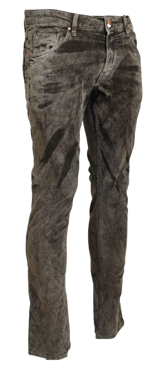 Pair of camouflage jeans