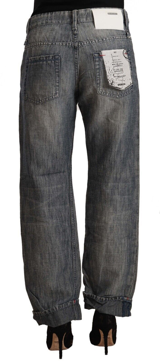 Pair of blue jeans on a mannequin