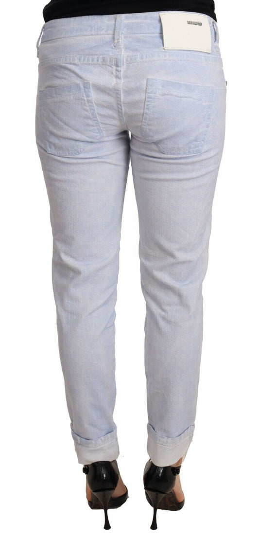 Pair of blue jeans on a mannequin
