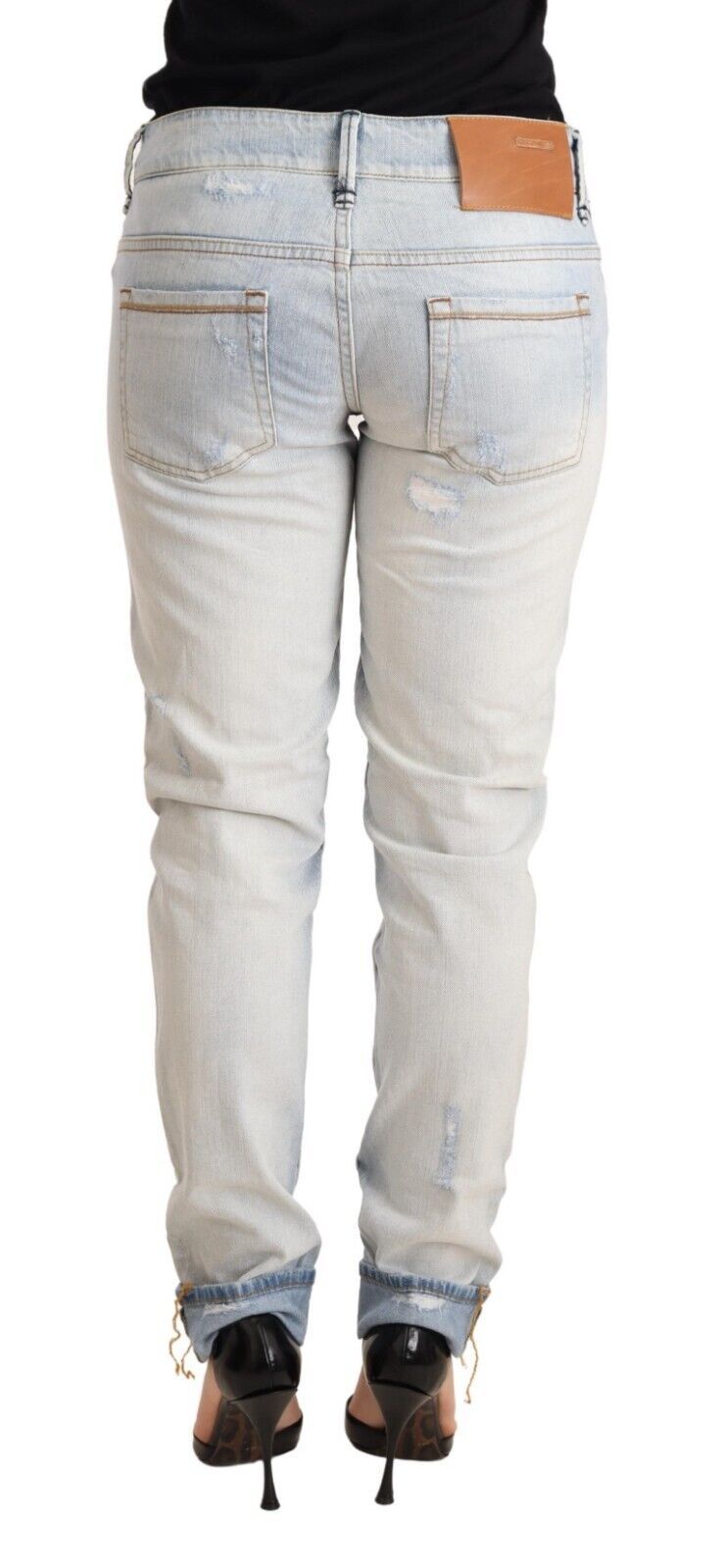 Pair of blue denim jeans
