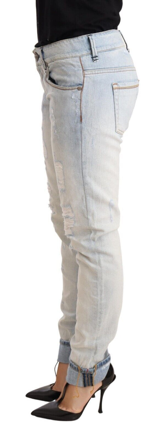 Pair of blue denim jeans