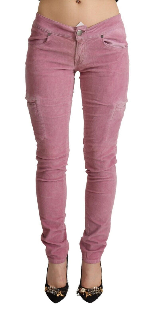 Pair of pink skinny jeans