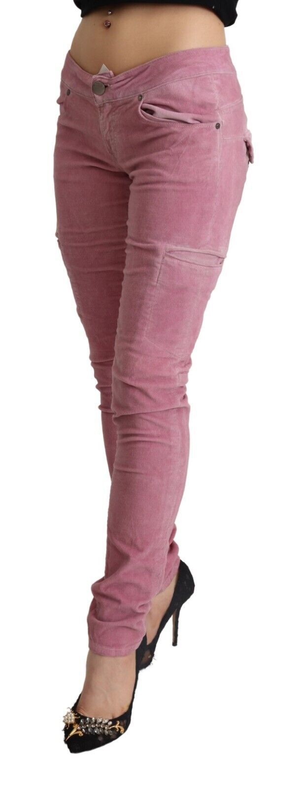 Pair of pink skinny jeans