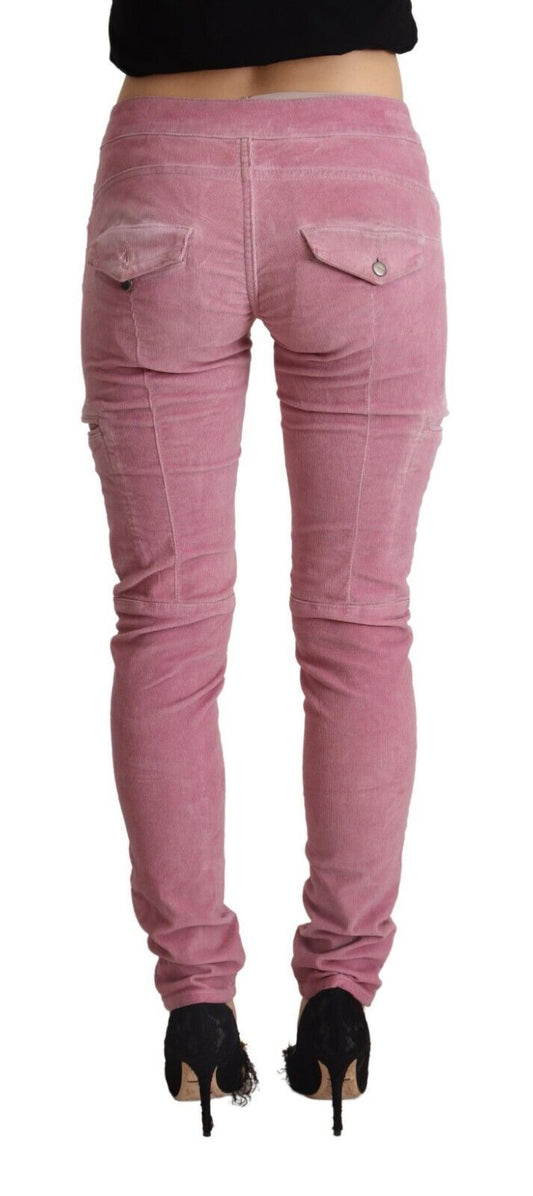 Pair of pink skinny jeans