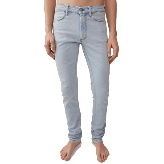 Pair of light blue skinny jeans