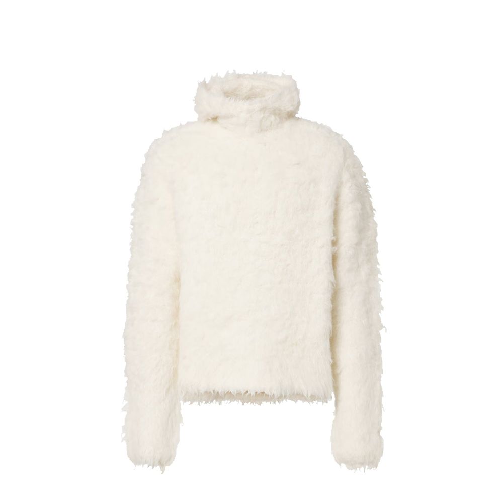 Fur hooded jacket