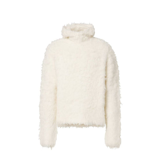 Fur hooded jacket