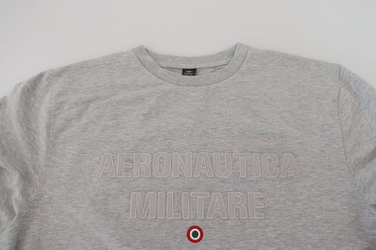 Grey shirt with embroidered logo