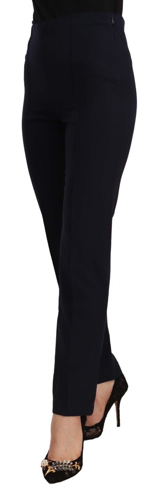 Woman wearing black pants and heels