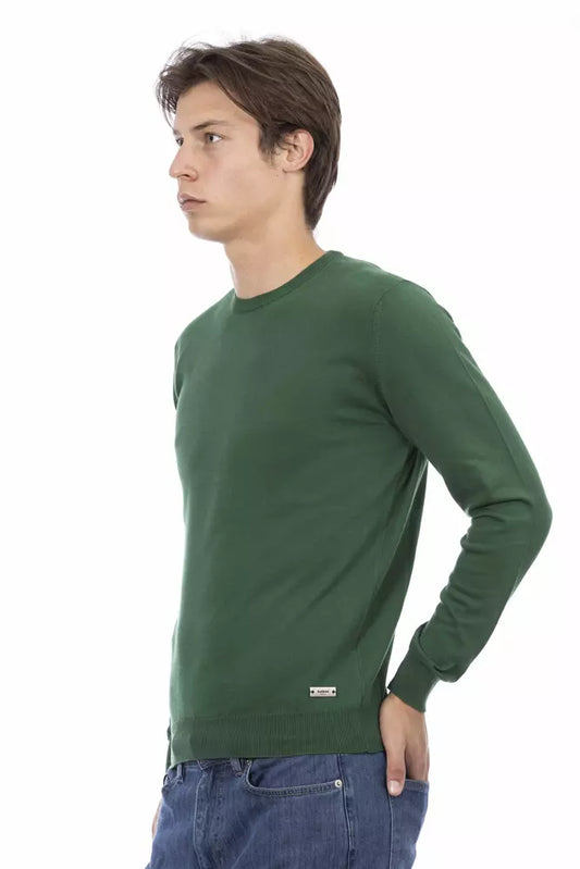 Man wearing green sweater