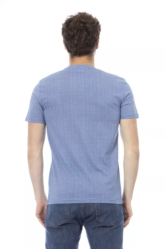 Blue plaid shirt on mannequin