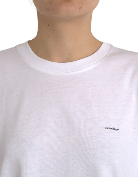 White t-shirt with short sleeves